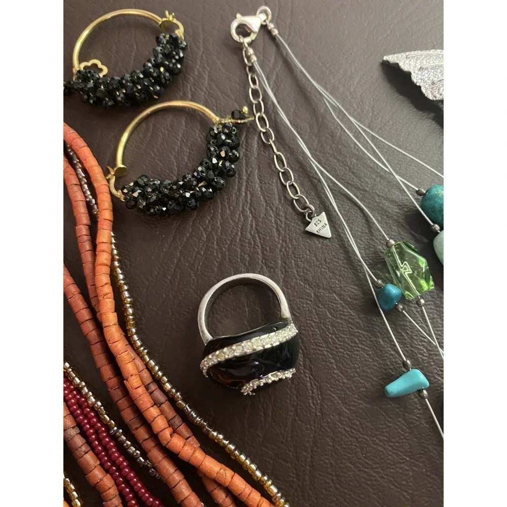 Vintage To Modern Boho Brooch Fish Pendant Necklace Bracelet Bangle Ring Lot